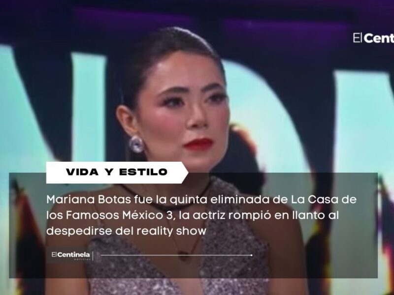 Mariana Botas rompe en llanto al ser la quinta eliminada de La Casa de los Famosos México