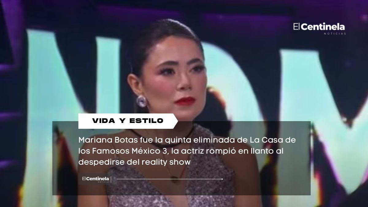Mariana Botas rompe en llanto al ser la quinta eliminada de La Casa de los Famosos México