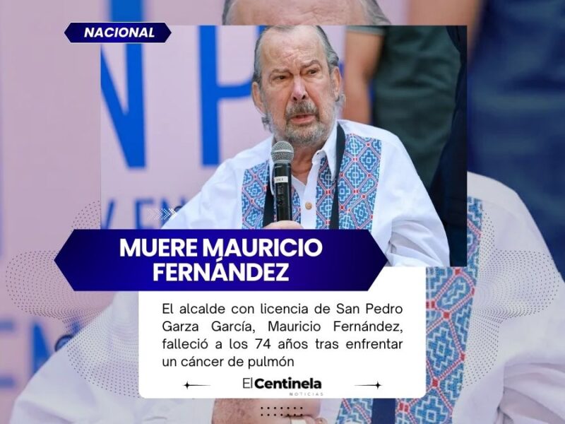 Muere Mauricio Fernández, alcalde de San Pedro Garza García, tras batalla contra cáncer de pulmón