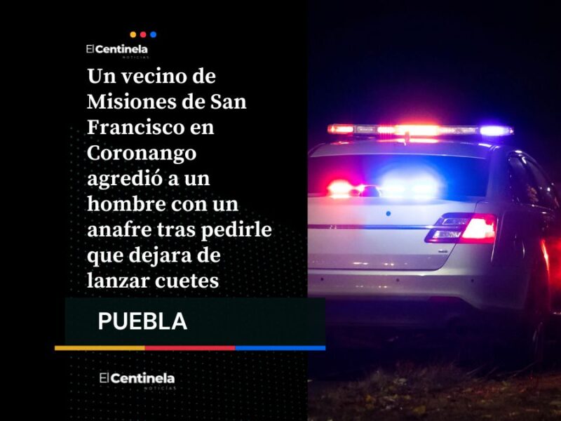 Vecino agrede con anafre a hombre por no dejarle lanzar cuetes en Misiones de San Francisco