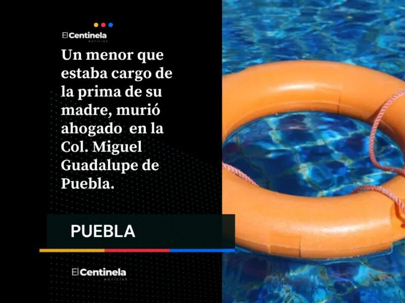 Niño de Seis Años Muere Ahogado en Alberca de Puebla; Autoridades Investigan el Caso