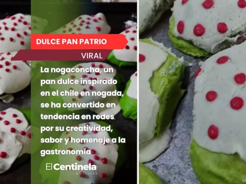 Nogaconcha: la combinación de ensueño inspirada en el pan dulce y el chile en nogada