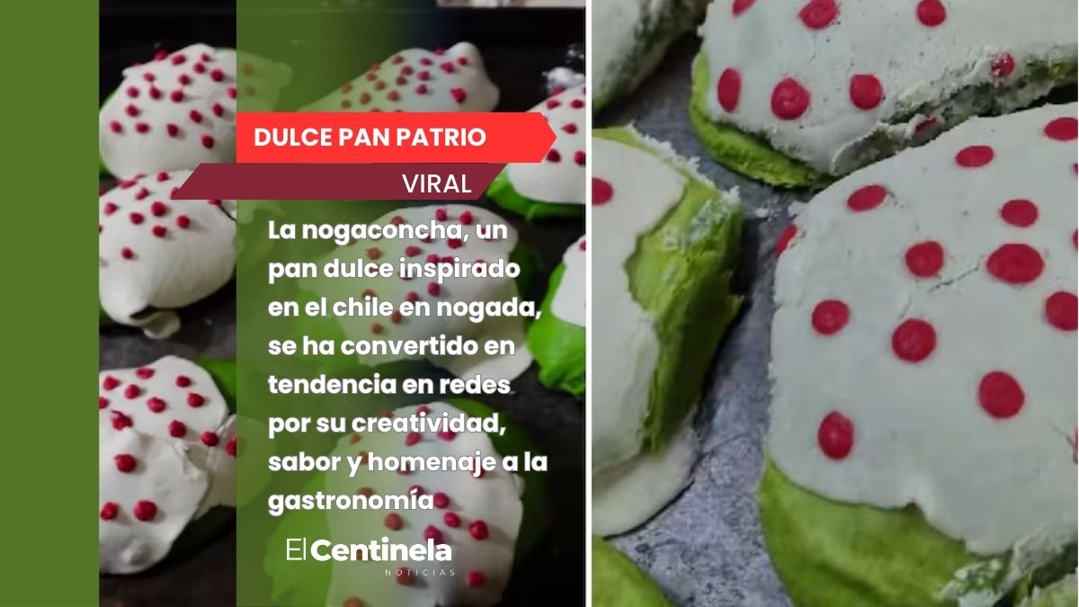 Nogaconcha: la combinación de ensueño inspirada en el pan dulce y el chile en nogada