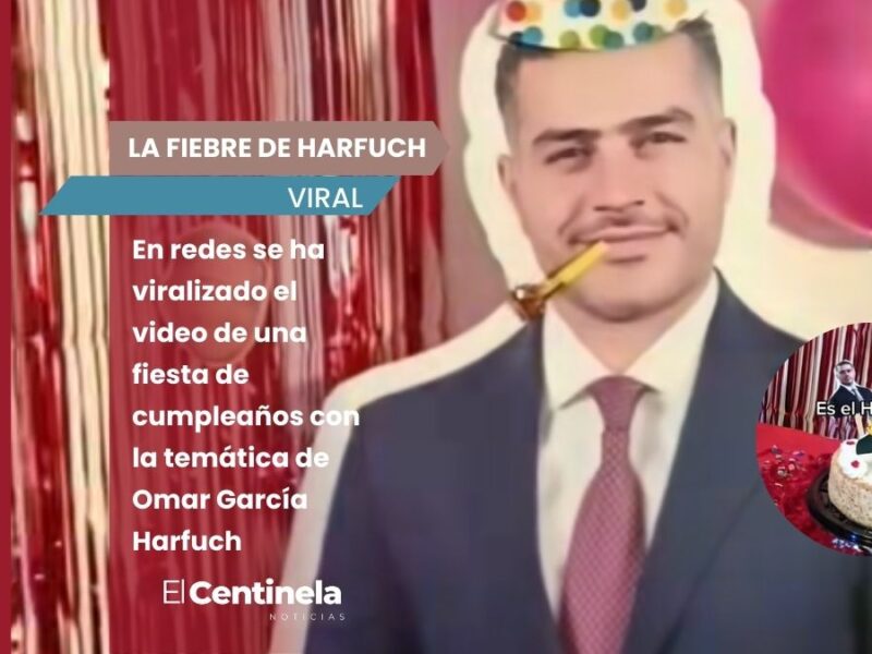 ¿Chayanne quién? Mujer celebra su cumpleaños con fiesta temática de Omar García Harfuch