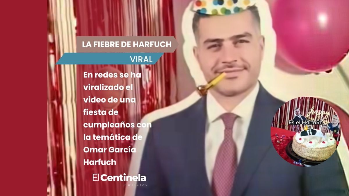 ¿Chayanne quién? Mujer celebra su cumpleaños con fiesta temática de Omar García Harfuch