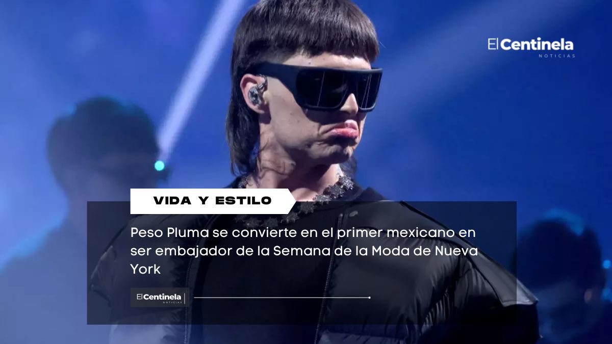 Peso Pluma se convierte en el primer mexicano en ser embajador de la Semana de la Moda de Nueva York