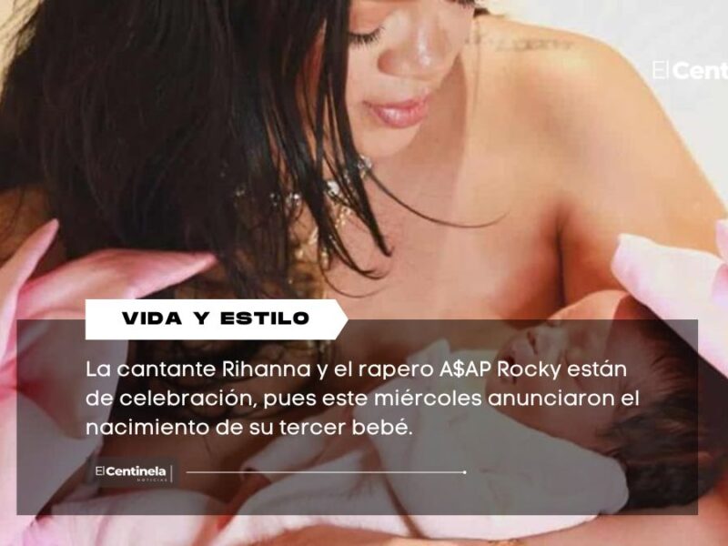 Rihanna y A$AP Rocky se convierten en padres por tercera vez