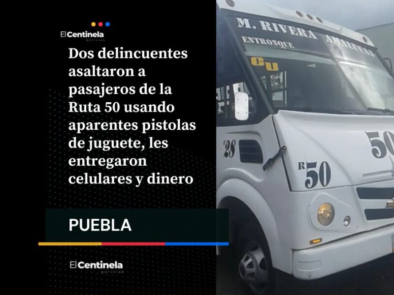 Asalto en Ruta 50: amenzan a pasajeros con pistola de juguete