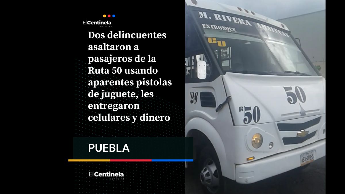Asalto en Ruta 50: amenzan a pasajeros con pistola de juguete