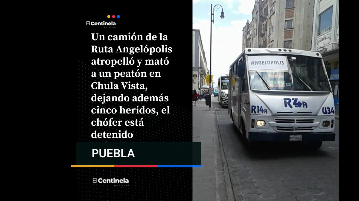Ruta Angelópolis provoca tragedia en Puebla: un muerto y cinco heridos tras accidente en Chula Vista
