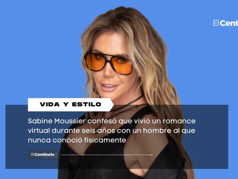 Sabine Moussier revela romance virtual de 6 años que terminó en amenazas y terapia