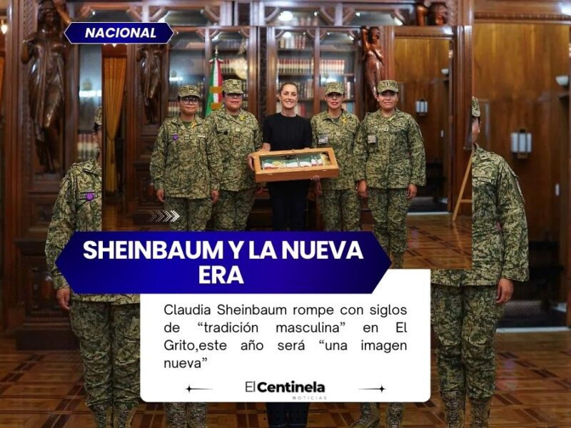 Sheinbaum dará su primer Grito de Independencia