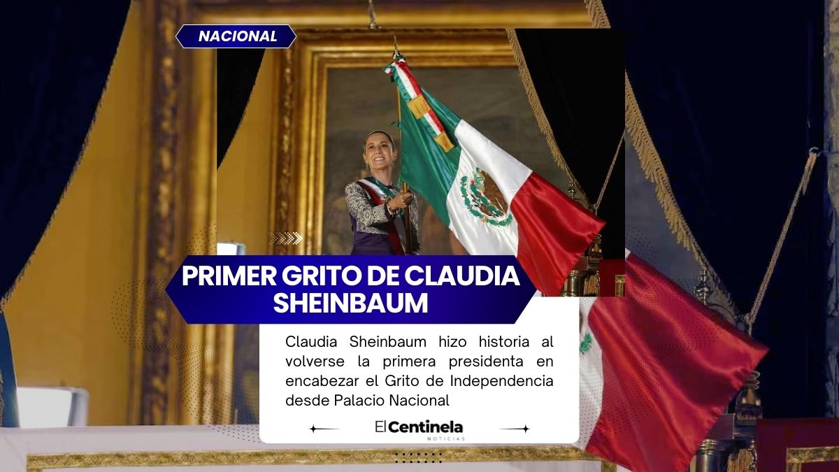 Así se vivió el primer Grito de Independencia de Claudia Sheinbaum en el Zócalo Capitalino