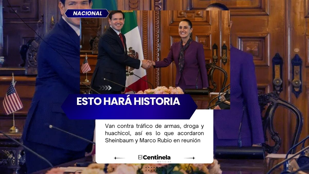Van contra tráfico de armas, droga y huachicol: Esto fue lo que acordaron Sheinbaum y Rubio en reunión
