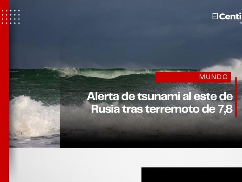 Sismo de magnitud 7.8 sacude Kamchatka, Rusia y activa alerta de tsunami en el Pacífico