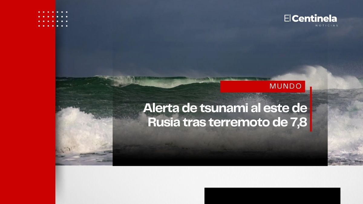 Sismo de magnitud 7.8 sacude Kamchatka, Rusia y activa alerta de tsunami en el Pacífico