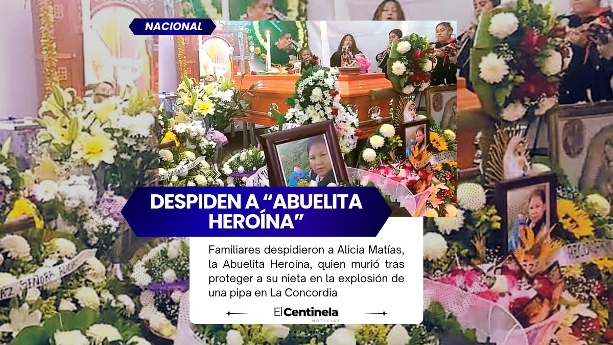 Dan último adiós a Abuelita Heroína de La Concordia: Alicia Matías deja legado de amor y valentía