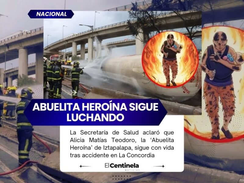 Sedesa corrige: ‘Abuelita Heroína’ de Iztapalapa sigue con vida tras explosión en Puente de la Concordia