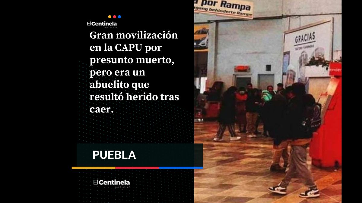 Movilización en la CAPU por presunto muerto: era un abuelito que resultó herido tras caer