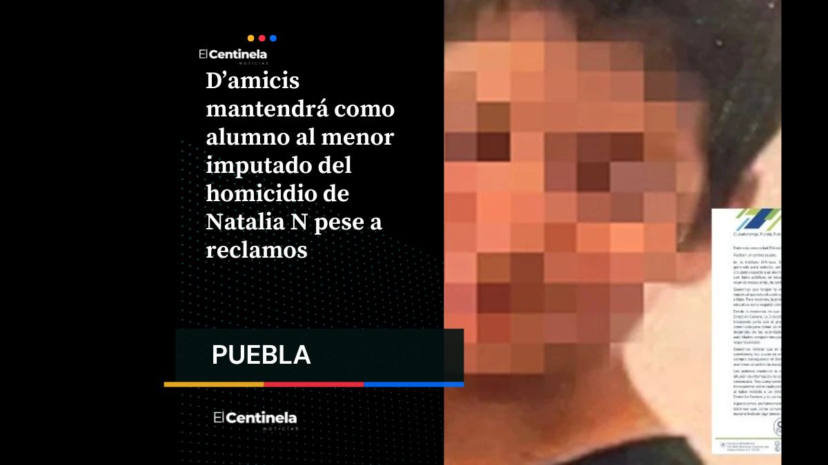 D’amicis mantendrá como alumno al menor imputado del homicidio de Natalia N pese a reclamos