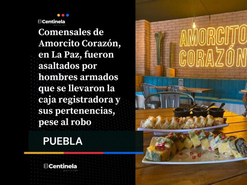 Violento asalto en Amorcito Corazón de La Paz: pese a robo, restaurante obliga a comensales a pagar la cuenta