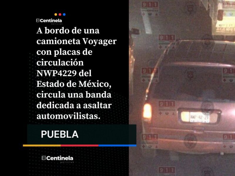 Alerta en Periférico: Banda de asaltantes usa el truco de la llanta ponchada para atracar