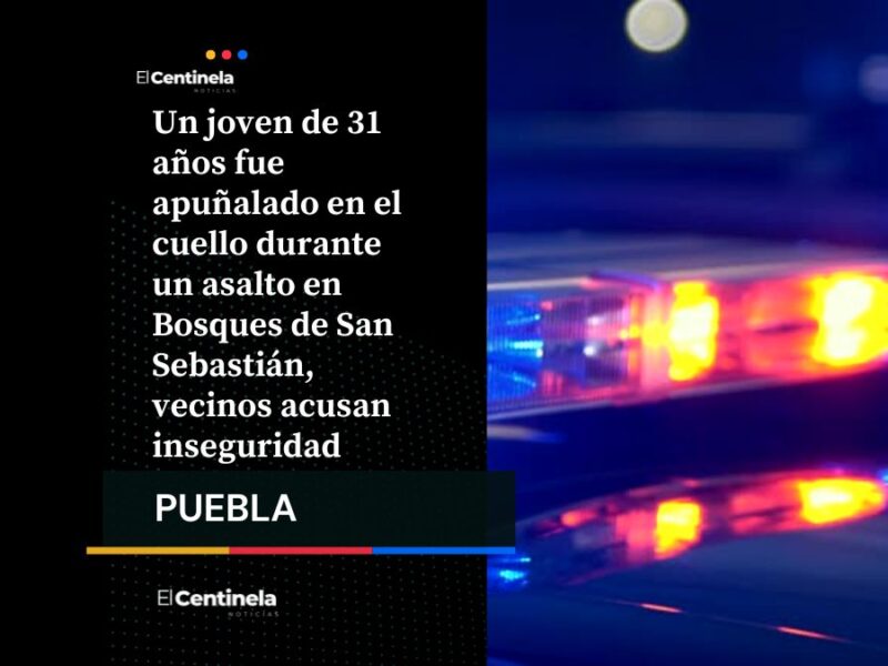 Violento asalto en Bosques de San Sebastián: joven es apuñalado en el cuello y trasladado a un hospital