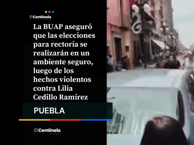 BUAP garantiza seguridad en elecciones de rectoría tras agresión a Lilia Cedillo