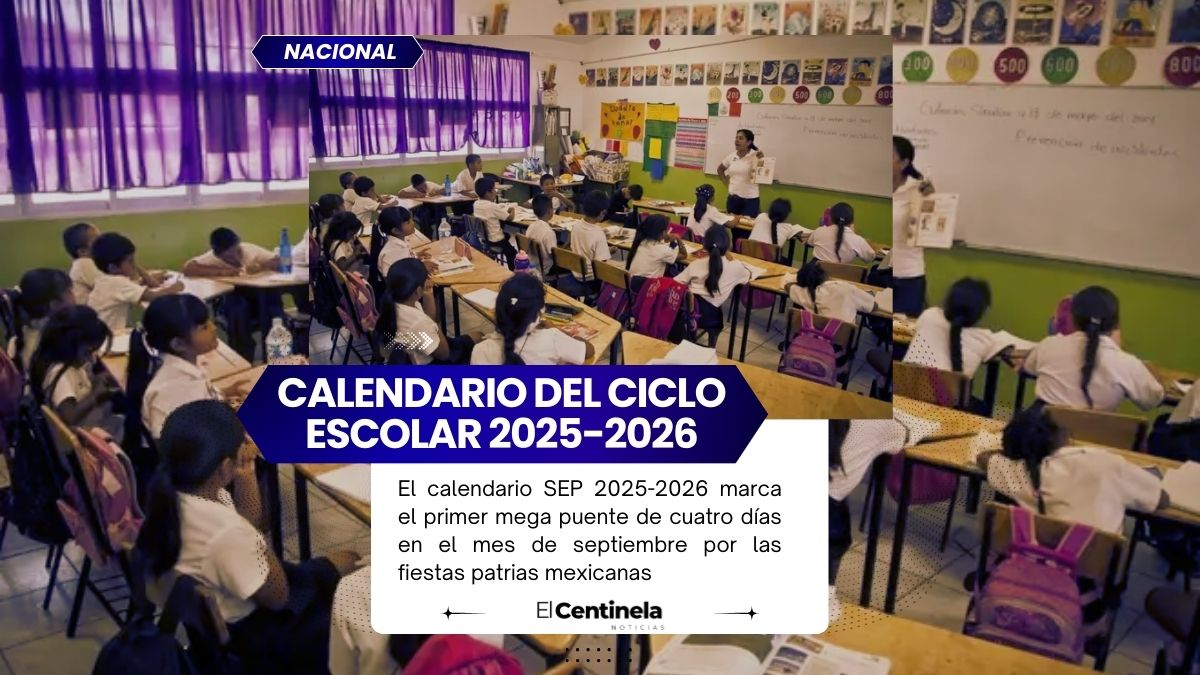 Calendario SEP 2025-2026: fechas del primer mega puente de septiembre