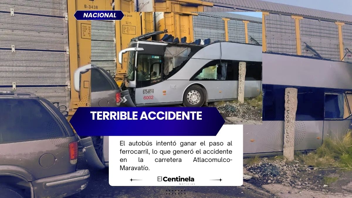 Sube a 10 muertos y 45 heridos accidente entre tren y camión en carretera Atlacomulco-Maravatío