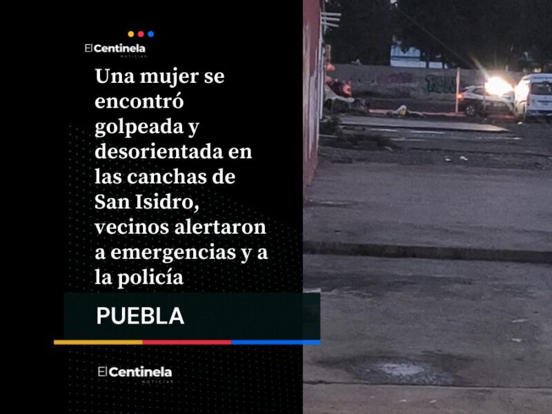 Hallan a mujer golpeada en canchas de San Isidro, vecinos alertan a emergencias
