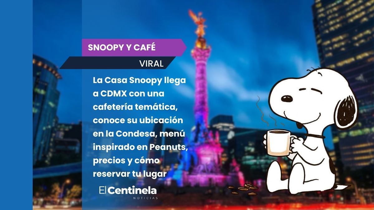 ¡Hermoso! Casa Snoopy en CDMX: menú, precios y cómo reservar en la nueva cafetería temática