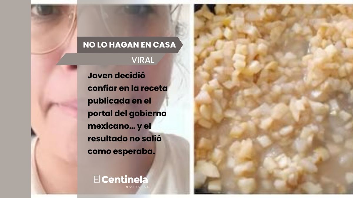 “Yo confié”: Joven sigue receta del gobierno para hacer chiles en nogada y le sale un desastre