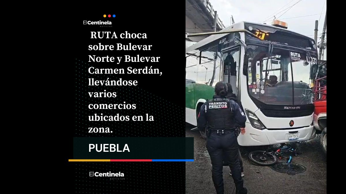 RUTA se llevó comercios, chocó contra una camioneta y arrolló a un ciclista