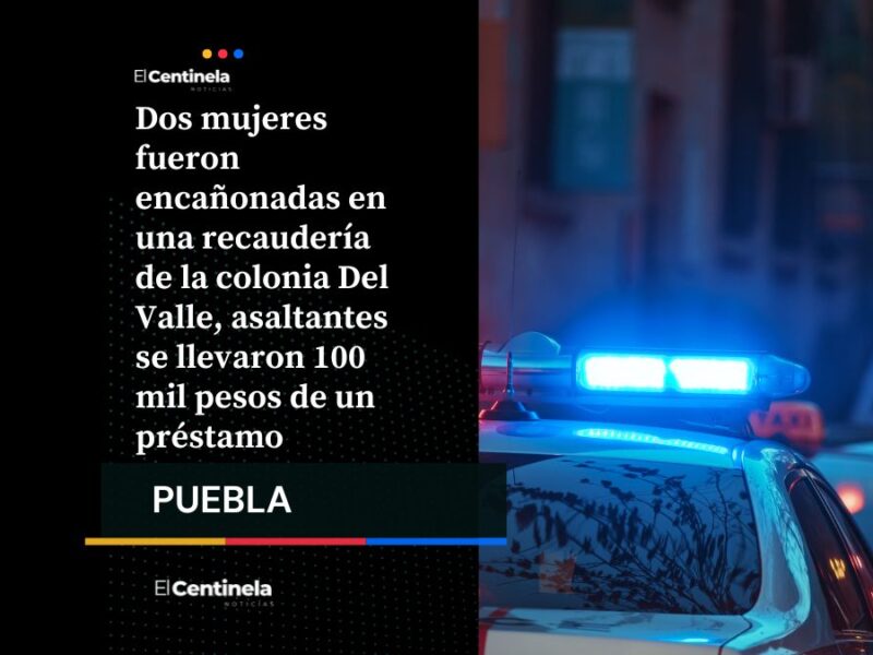 A punta de pistola asaltan a mujeres en recaudería de colonia Del Valle, roban 100 mil pesos