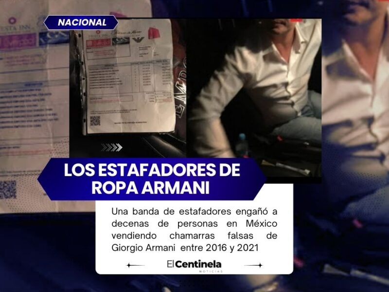 Estafa Armani en México: falsos italianos vendieron ropa apócrifa en seis ciudades durante cinco años