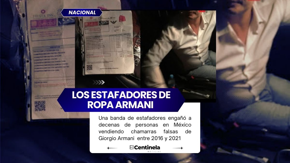 Estafa Armani en México: falsos italianos vendieron ropa apócrifa en seis ciudades durante cinco años