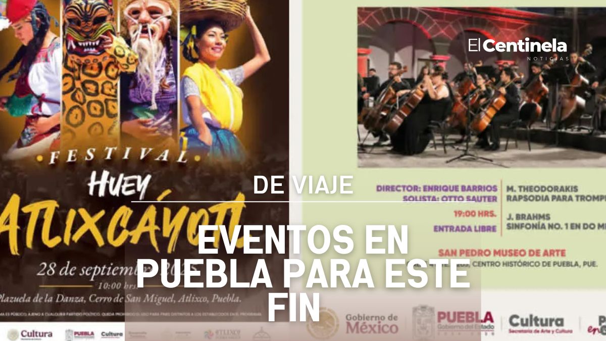 Puebla tendrá fin de semana con fútbol, festival Huey Atlixcáyotl y conciertos en la capital
