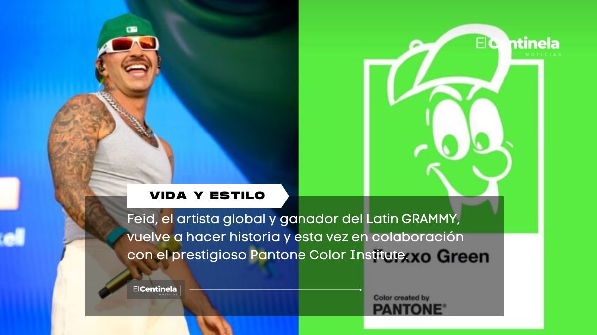 Feid, el artista global y ganador del Latin GRAMMY, vuelve a hacer historia y esta vez en colaboración con el prestigioso Pantone Color Institute