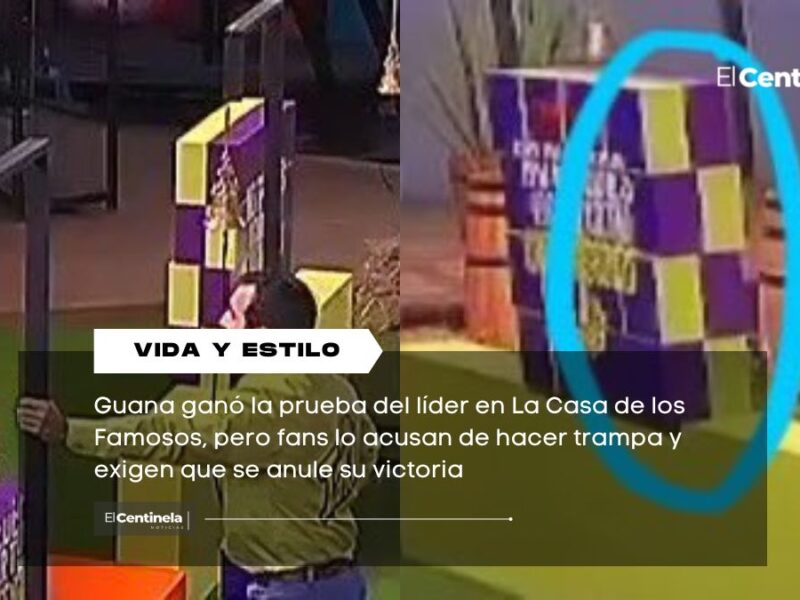¿Fraude en La Casa de los Famosos? Acusan a Guana de hacer trampa en la prueba del líder