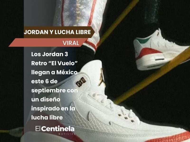 Jordan 3 Retro “El Vuelo”: precio, lanzamiento y dónde comprar los tenis inspirados en la lucha libre