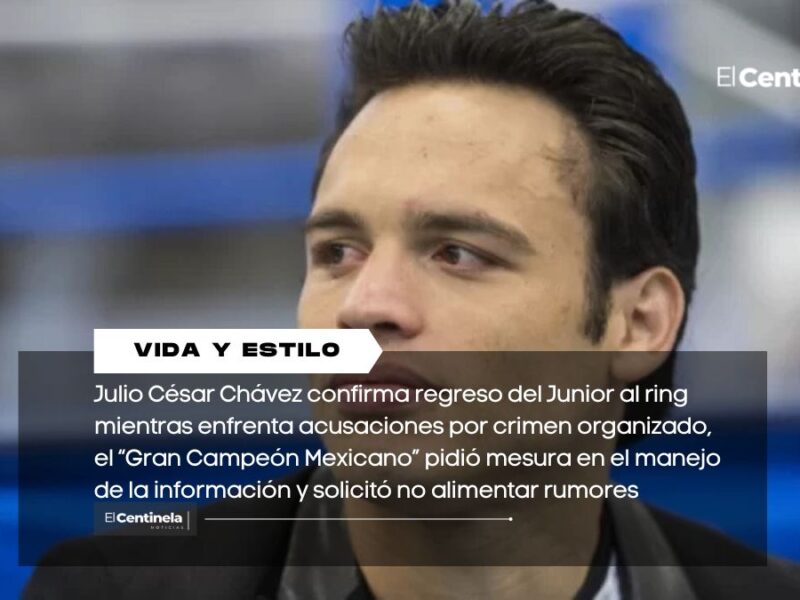 Julio César Chávez confirma que su hijo Junior regresará a boxear pese a su proceso legal