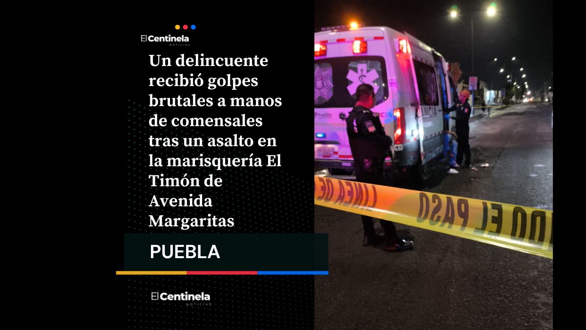 Ataque en marisquería El Timón: abandonan a ladrón y termina golpeado por comensales en Avenida Margaritas