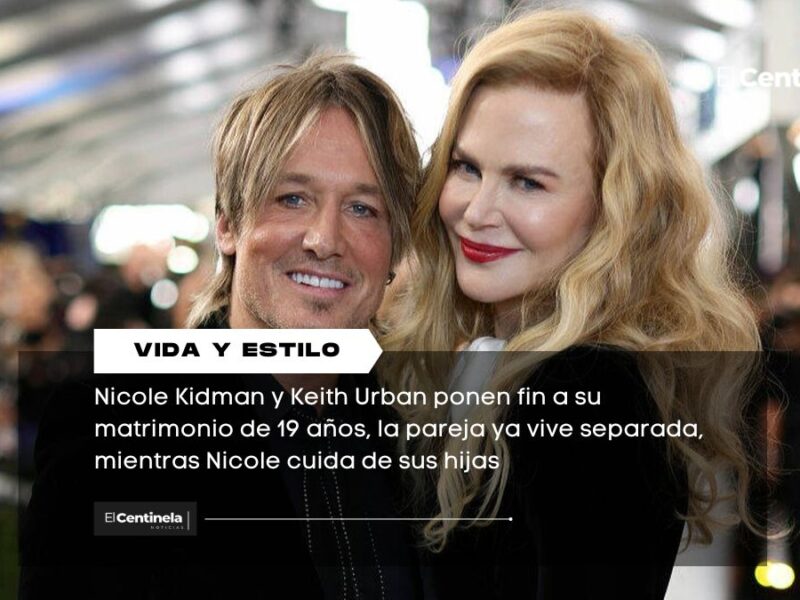 Adiós a una icónica pareja: Nicole Kidman y Keith Urban se separan tras 19 años de matrimonio