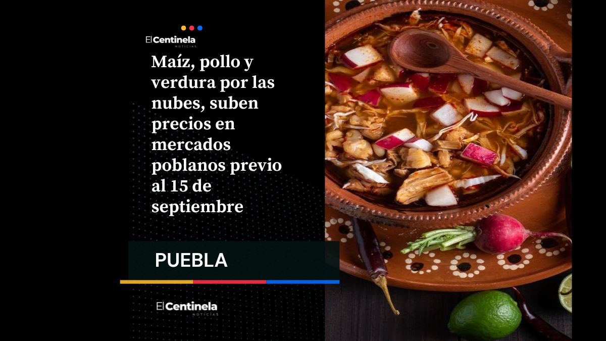 las familias poblanas comienzan a realizar sus compras para la cena de la Noche Mexicana