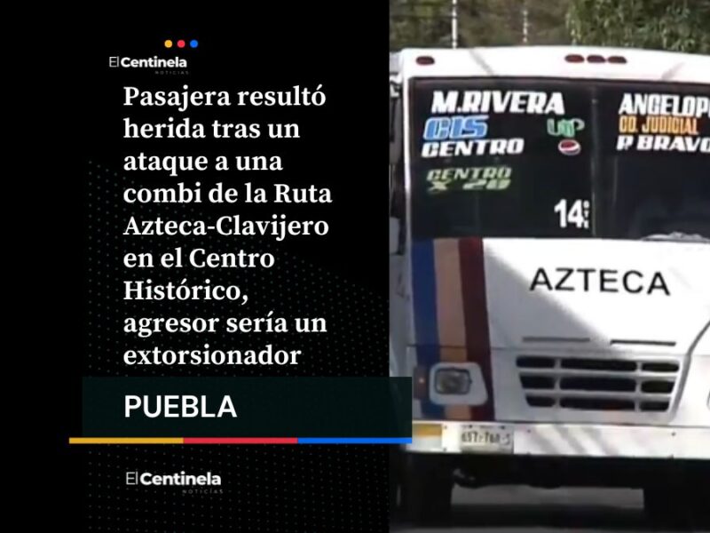 Apalean Ruta Azteca por presunto 'cobro de piso' en el Centro Histórico y hieren a pasajera