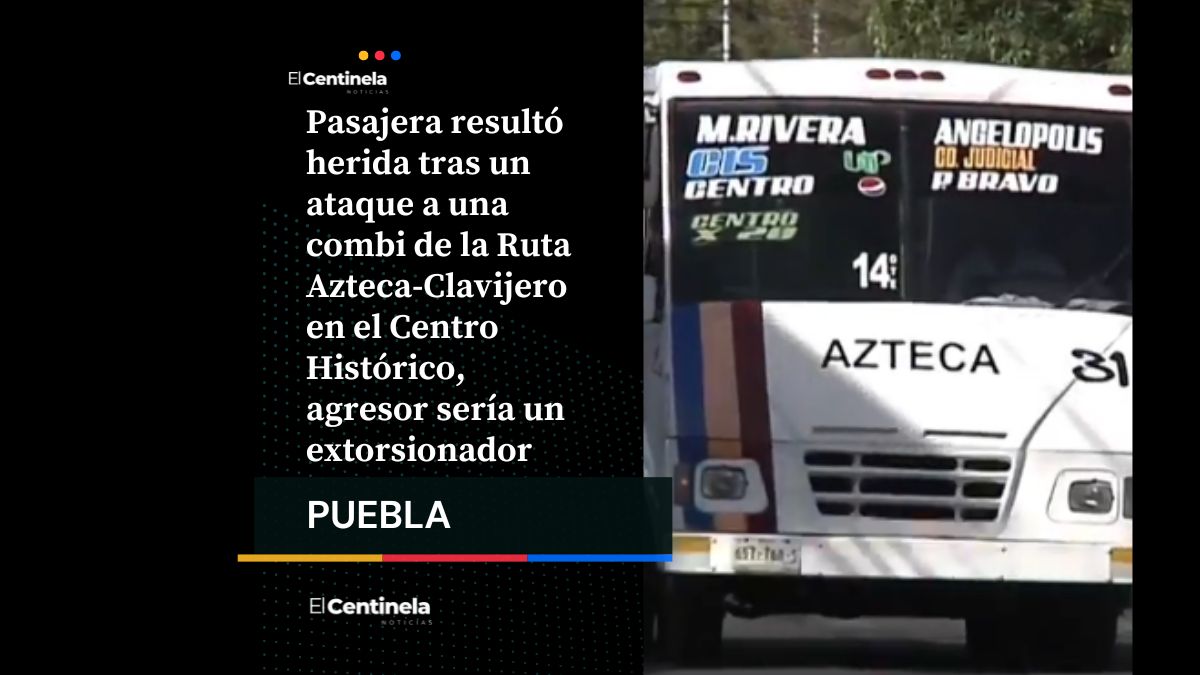 Apalean Ruta Azteca por presunto 'cobro de piso' en el Centro Histórico y hieren a pasajera