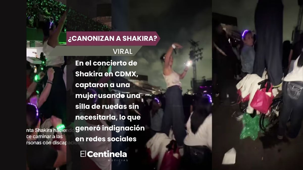 ¿Shakira milagrosa? Mujer finge discapacidad en concierto de la colombiana en CDMX y desata indignación en redes