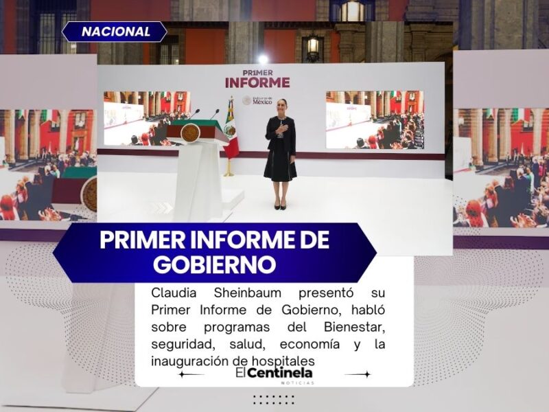 Así va el Primer Informe de Gobierno de Claudia Sheinbaum: seguridad, salud y programas del Bienestar