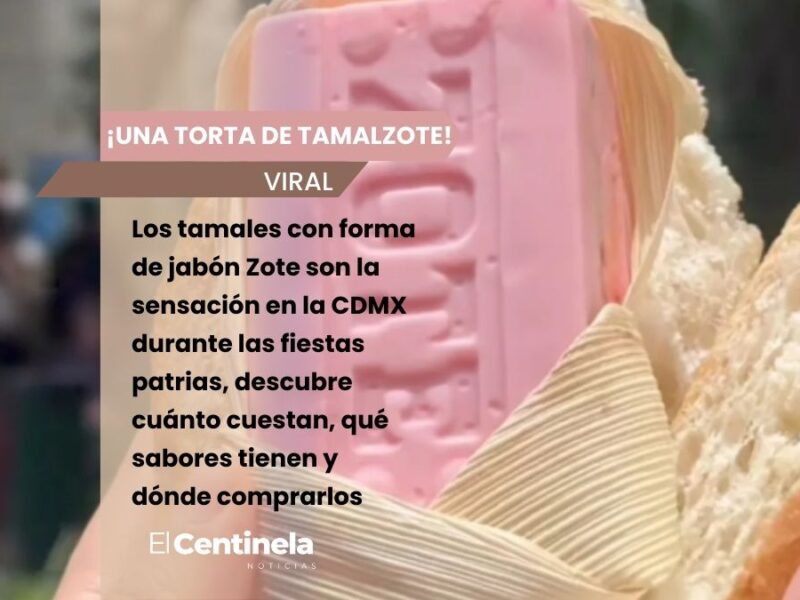 Tamales con forma de jabón Zote conquistan la CDMX en fiestas patrias: precio, sabor y dónde comprarlos